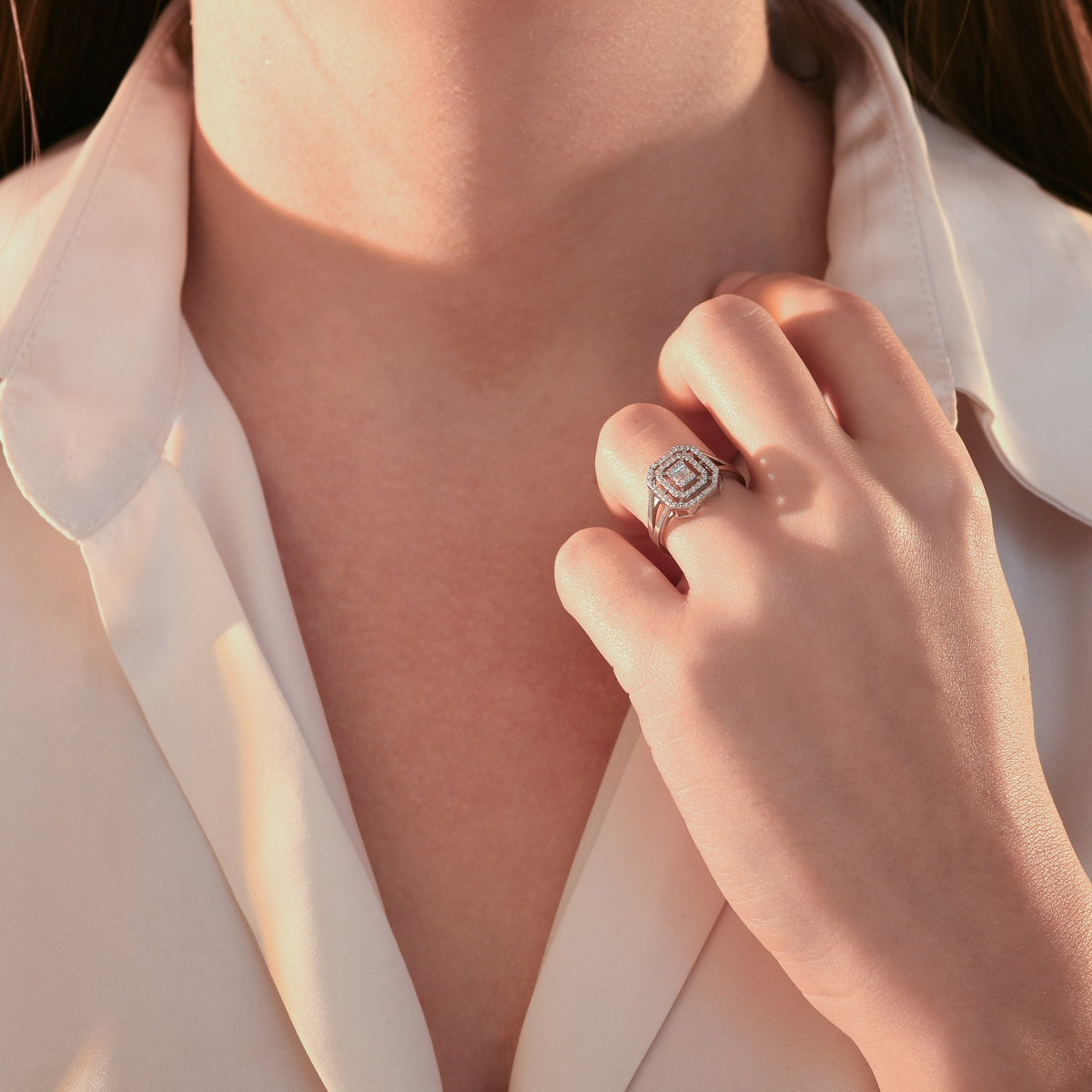 0.35 Carat Baguette Diamond Ring