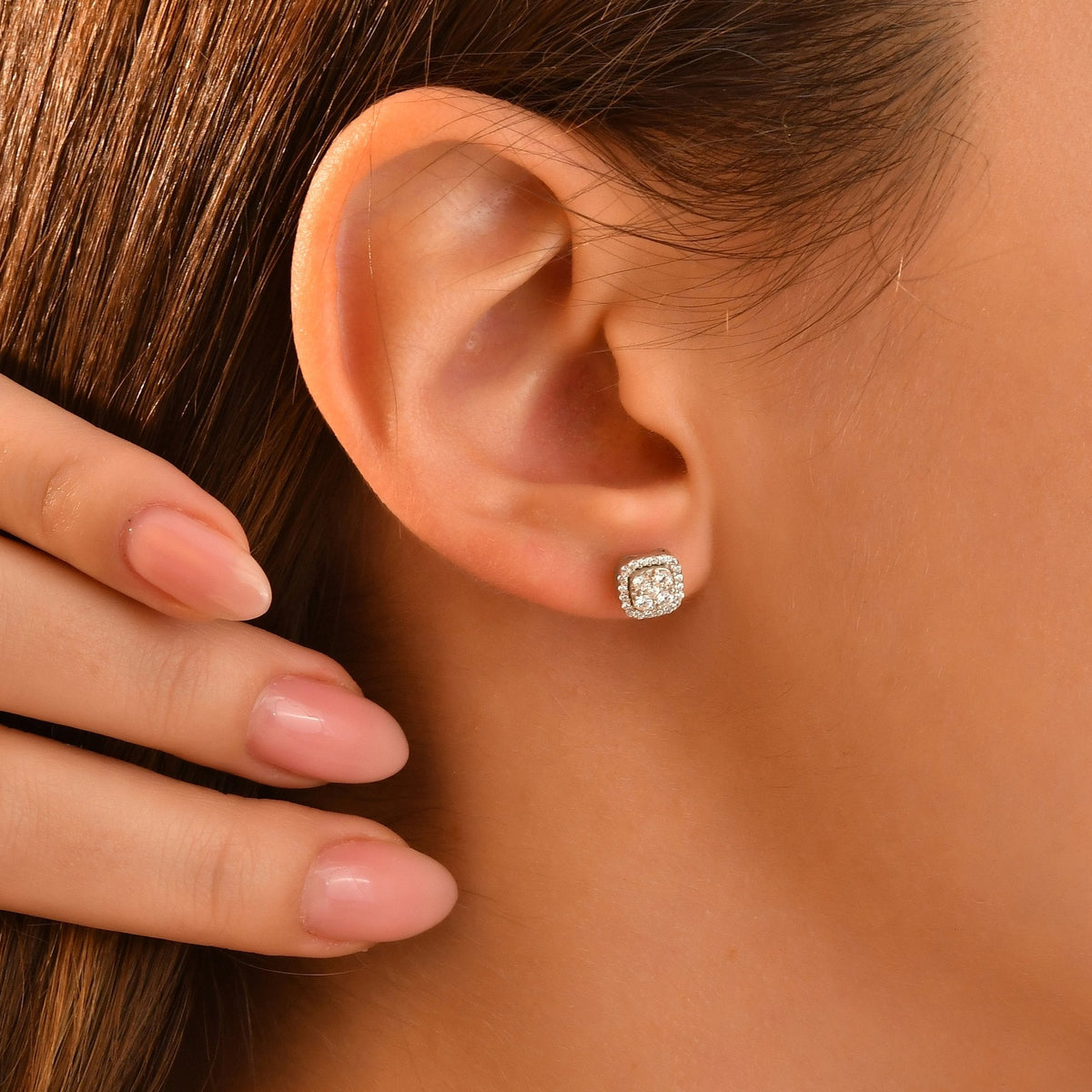 0.40 Carat Diamond Earrings