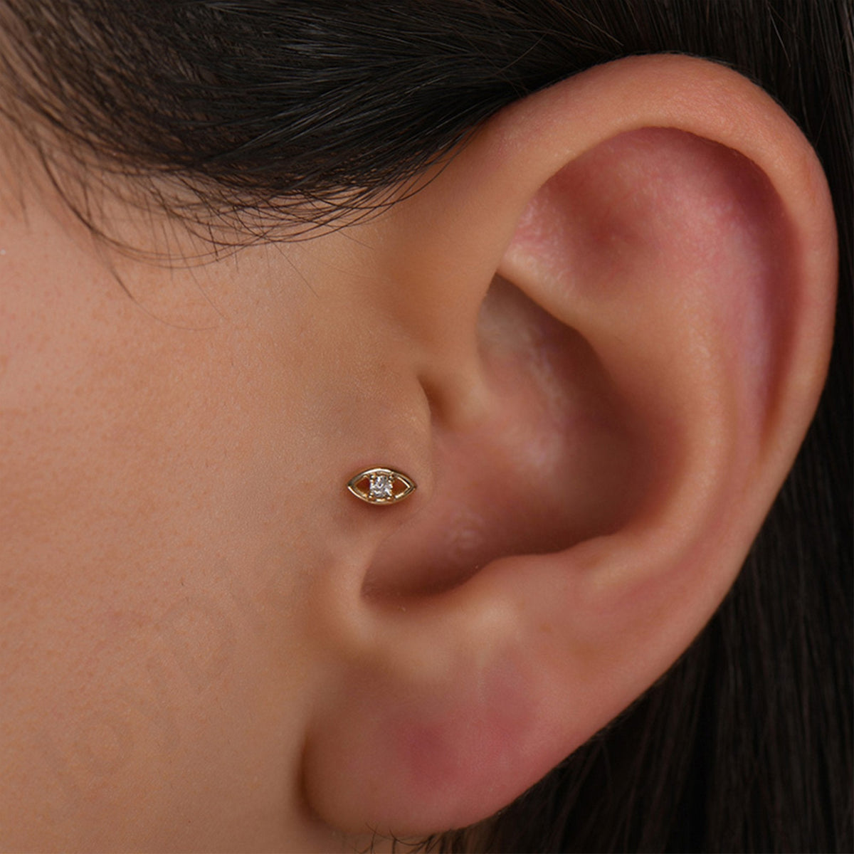 0.02 Carat Eye Diamond Piercing