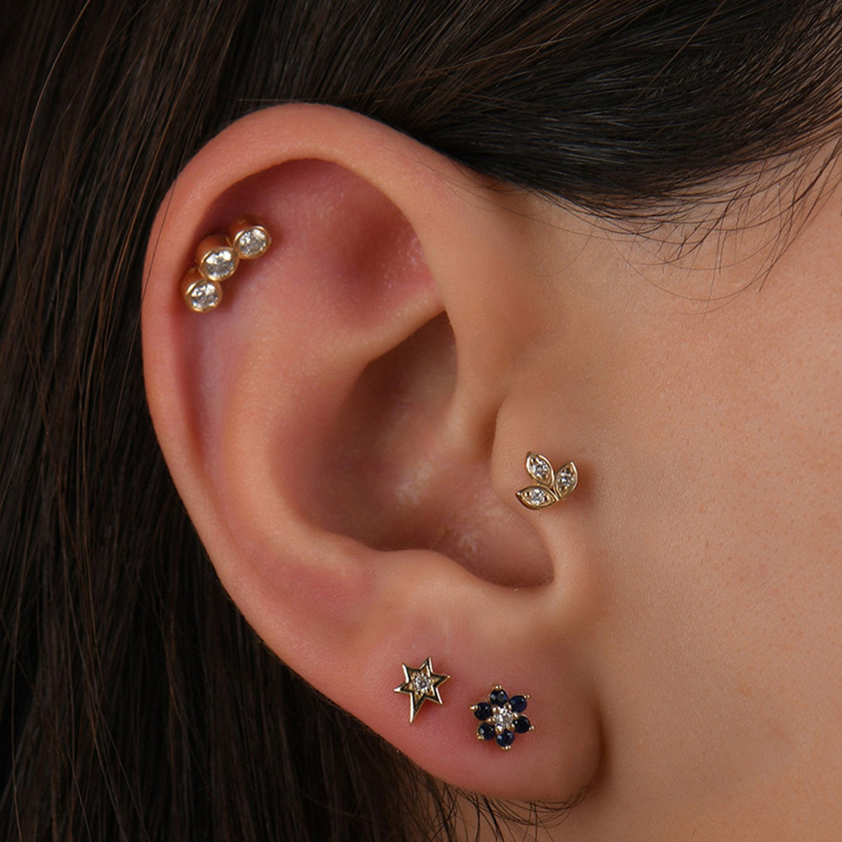 0.02 Carat North Star Diamond Piercing