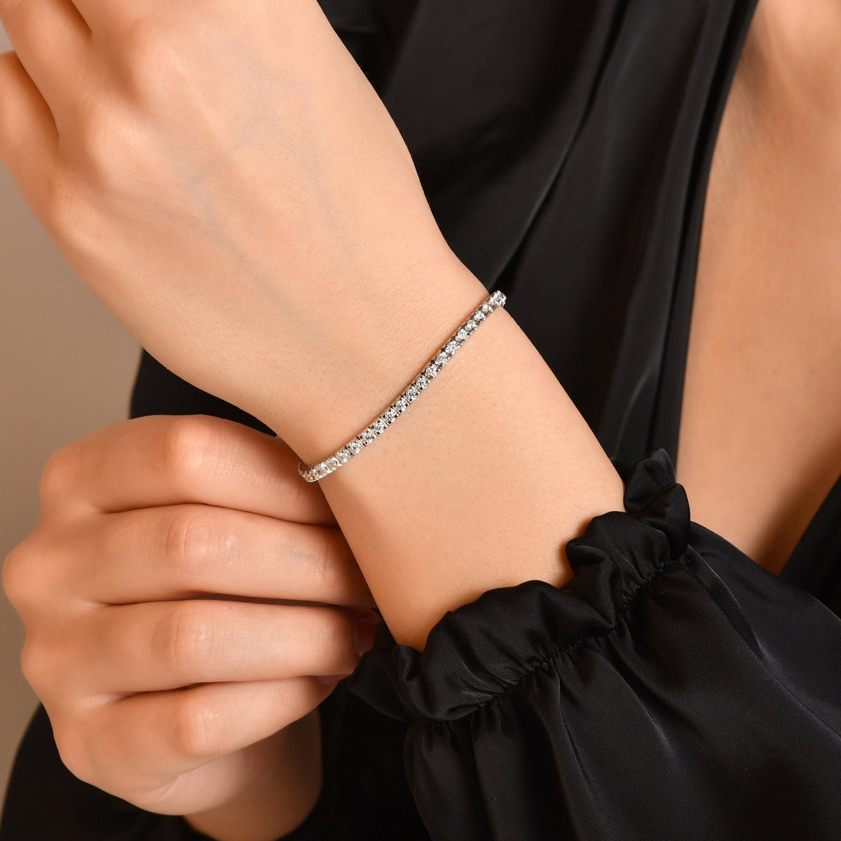 2.45 Carat Diamond Tennis Bracelet