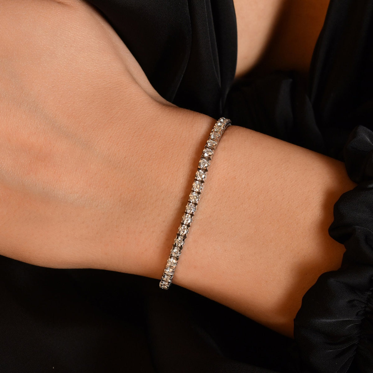 6.30 Carat Diamond Tennis Bracelet