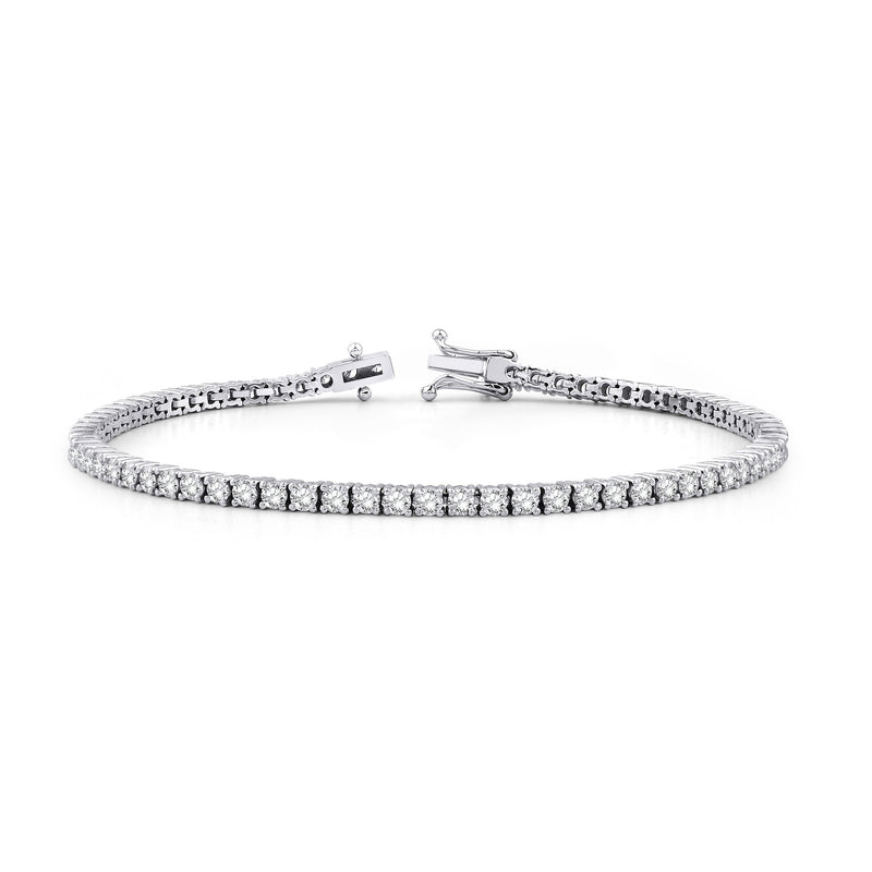 3.00 Carat Diamond Tennis Bracelet · White Gold