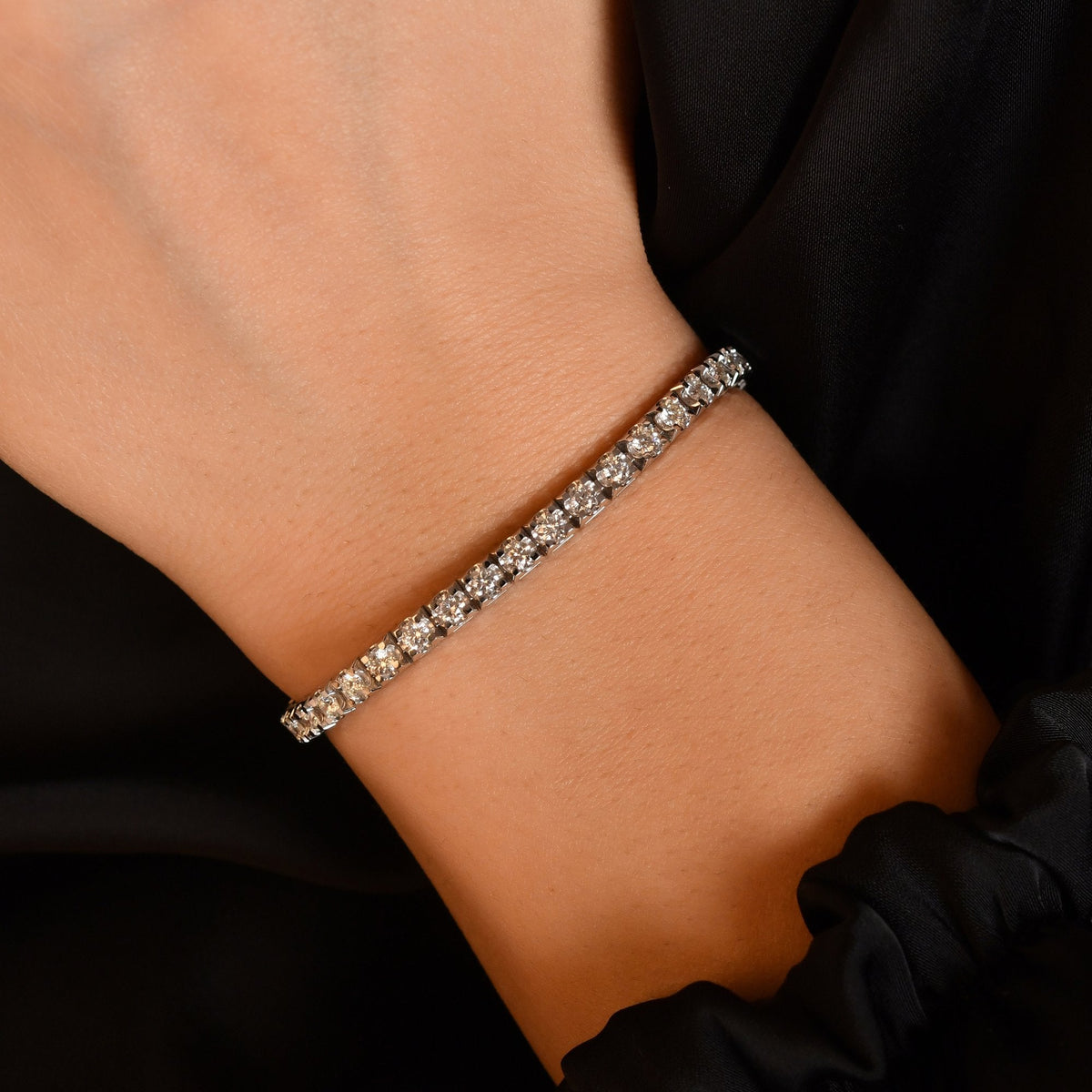 4.65 Carat Diamond Tennis Bracelet