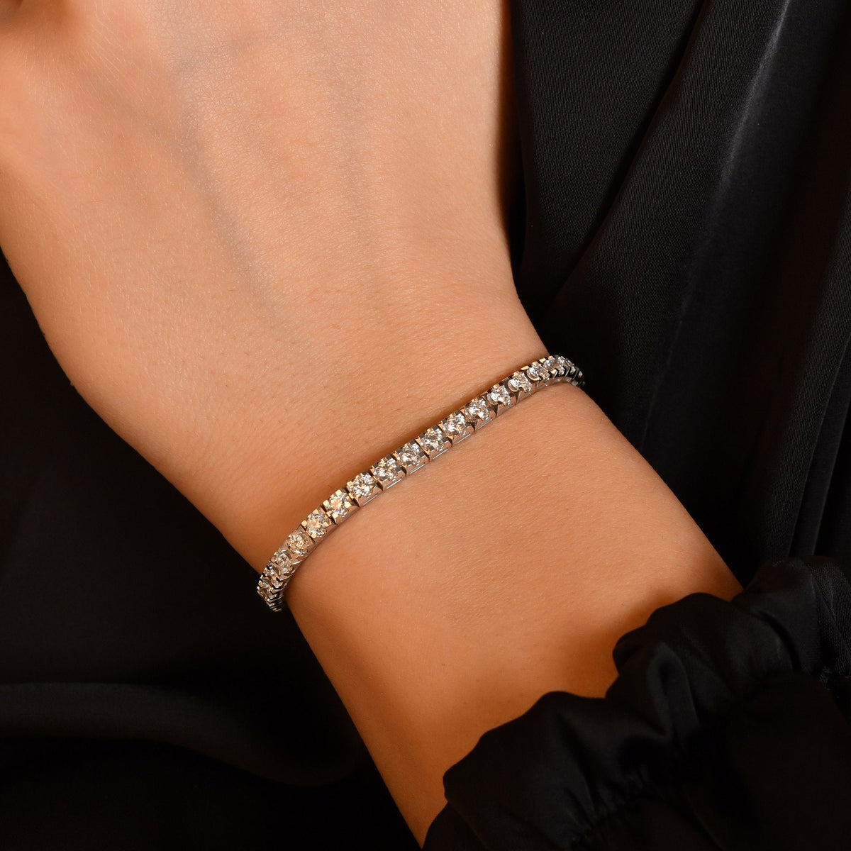 4.65 Carat Diamond Tennis Bracelet
