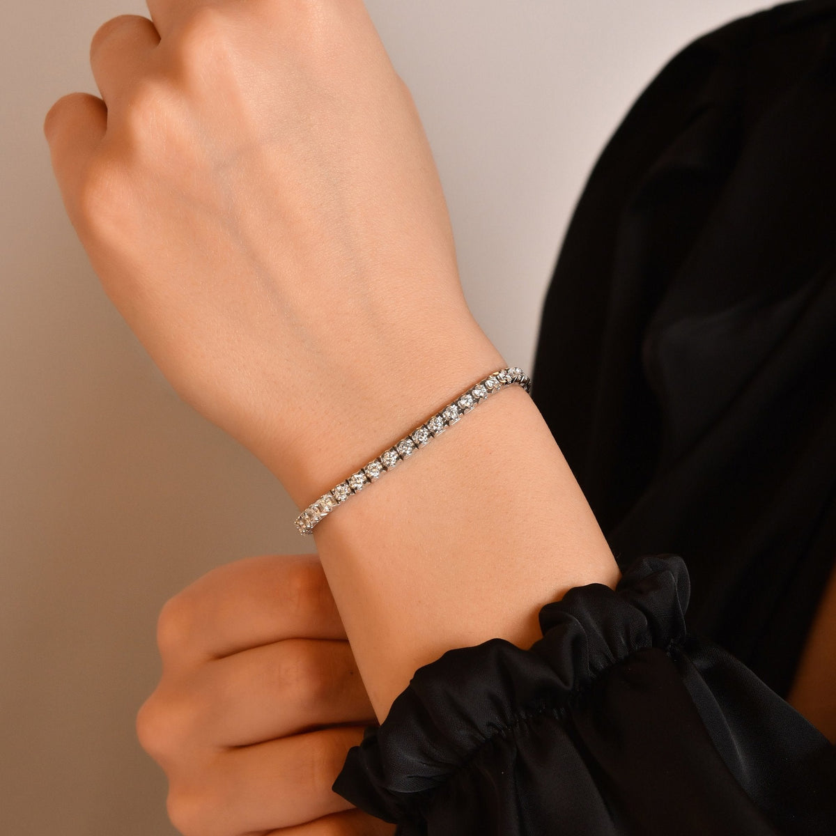 4.65 Carat Diamond Tennis Bracelet