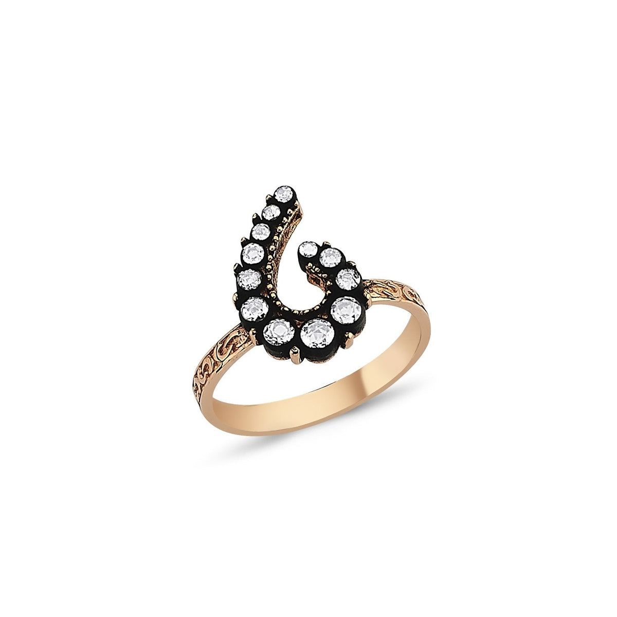 0.18 Carat Rose-Cut Diamond Ring