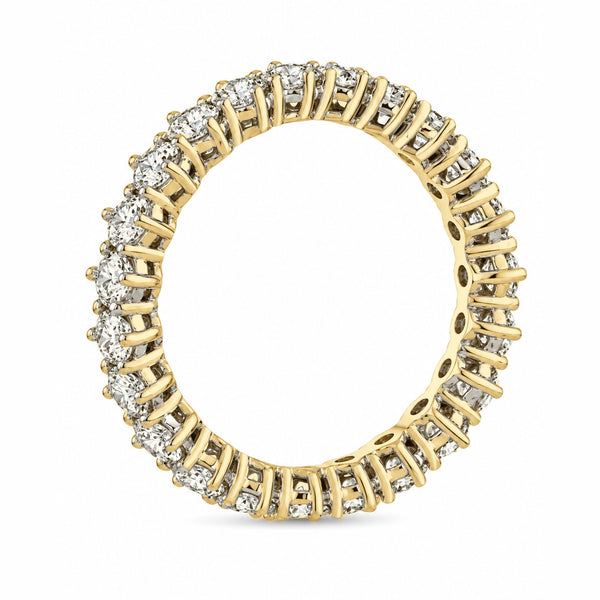 Eternity Ring – Six Prong · Yellow Gold