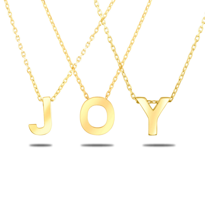 Gold Initial Necklace