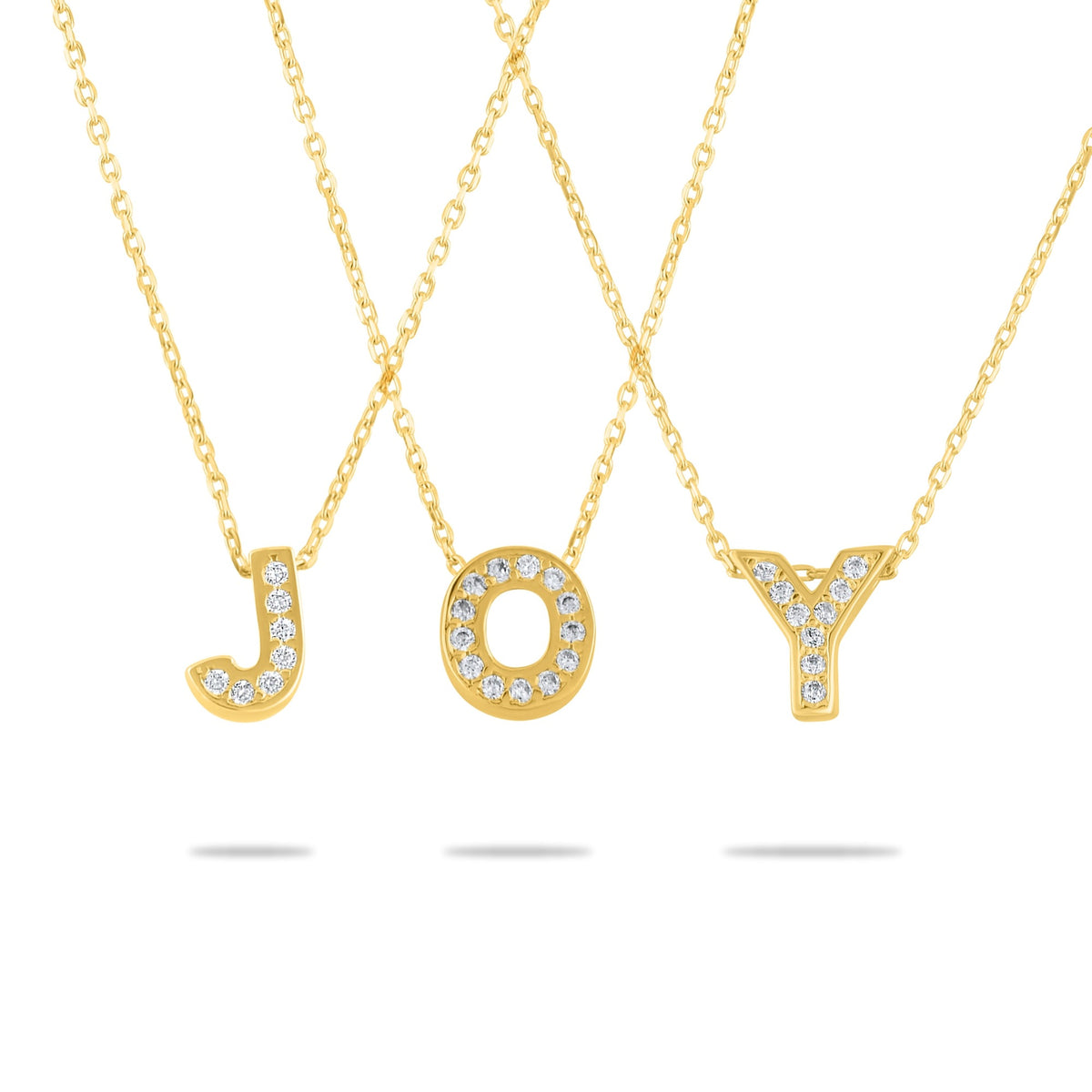Diamond Initial Necklace