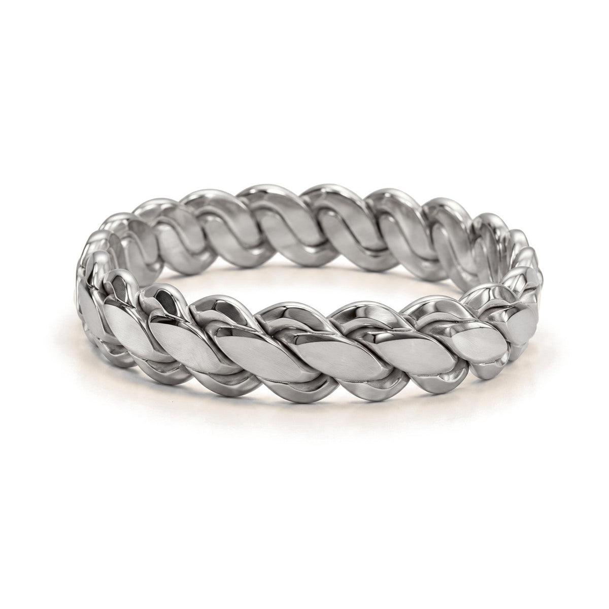 Braided Gold Wedding Band Set · White Gold · Band