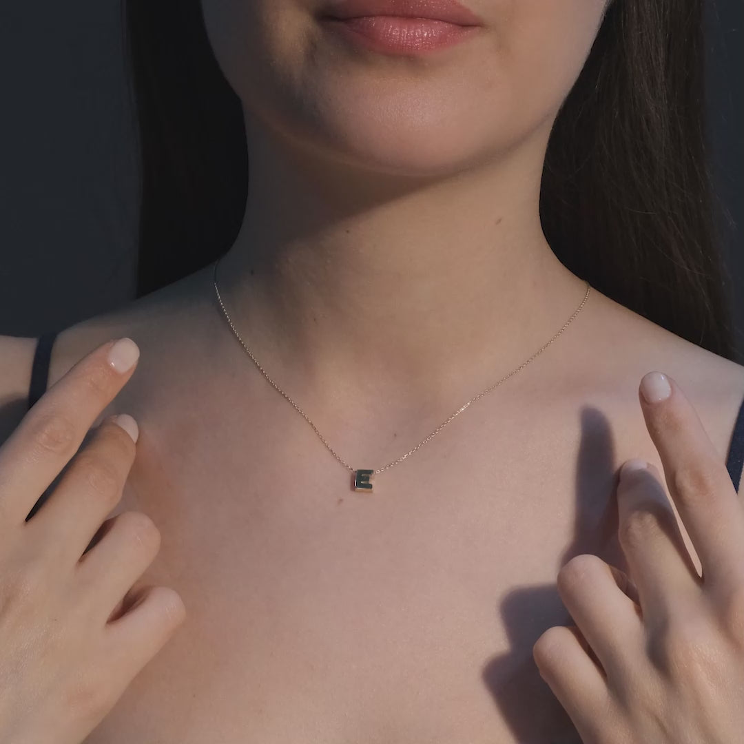 Gold Initial Necklace