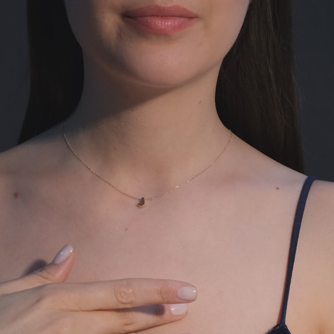 Gold Initial Necklace