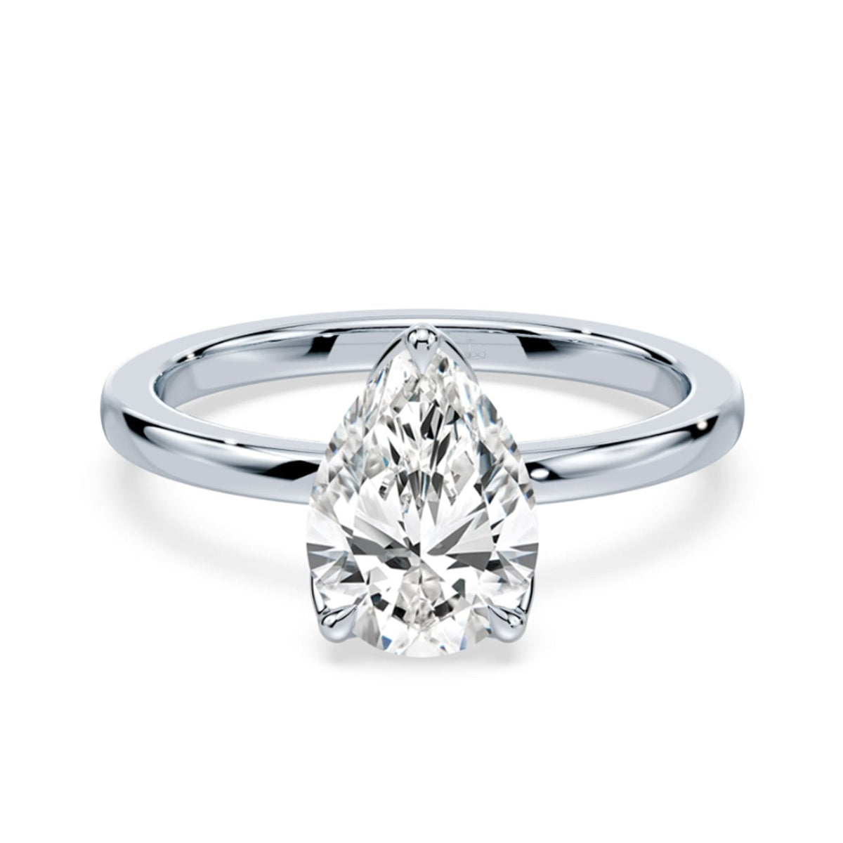 Pear · White Gold