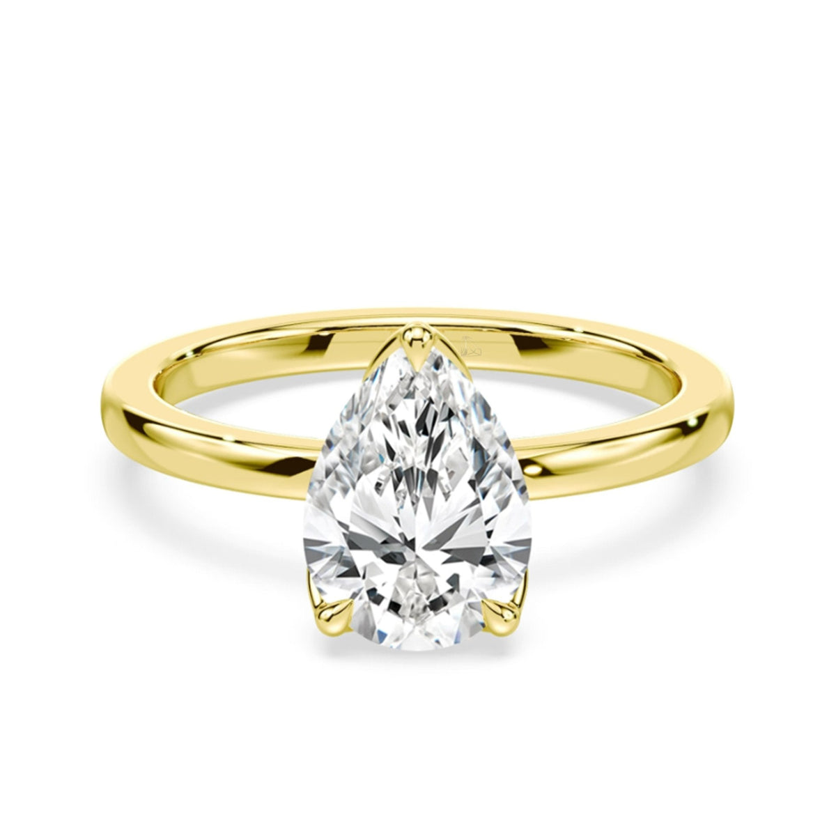 Pear · Yellow Gold